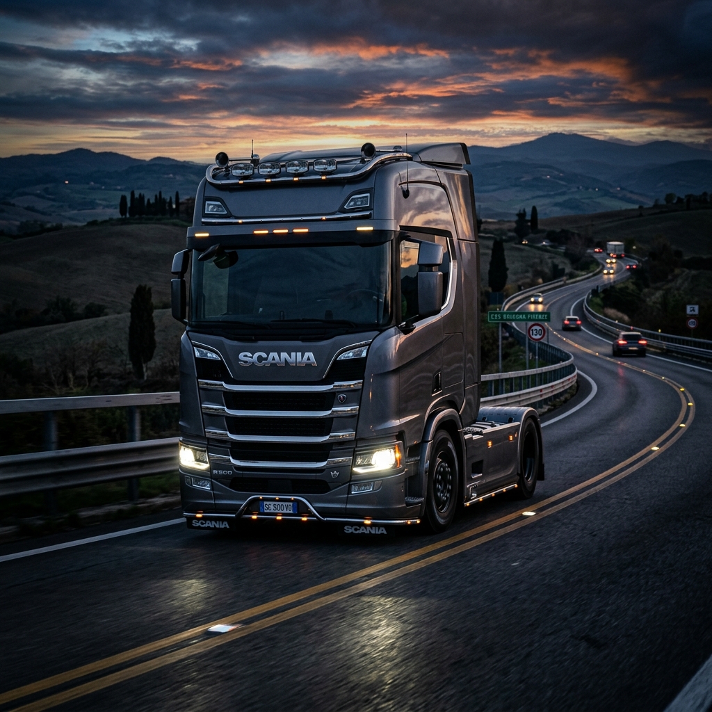 Scania Truck - On The Road